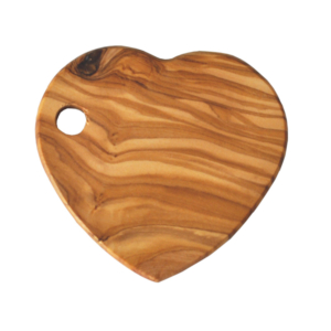 Olive Wood Heart Shaped Coaster (Individual)