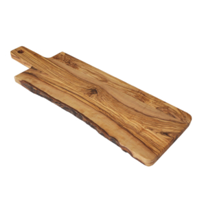 Olive Wood Charcuterie Board with Natural Edge