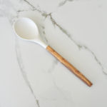 Silicone Spoon with Olive Wood Handle