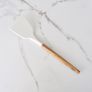 Silicone Turner with Olive Wood Handle
